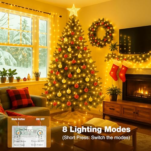 16FT 50 LED Fairy Lights Battery Operated with Timer, 8 Modes USB Mini Twinkle Light, Small String Lights for Tree Wreath Vase Bedroom DIY Holiday Wedding Mothers Day Decorations-Warm White #2