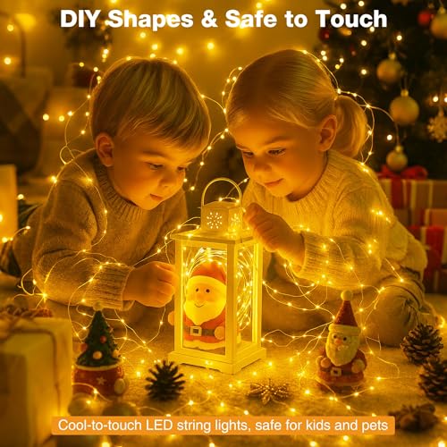 16FT 50 LED Fairy Lights Battery Operated with Timer, 8 Modes USB Mini Twinkle Light, Small String Lights for Tree Wreath Vase Bedroom DIY Holiday Wedding Mothers Day Decorations-Warm White #4