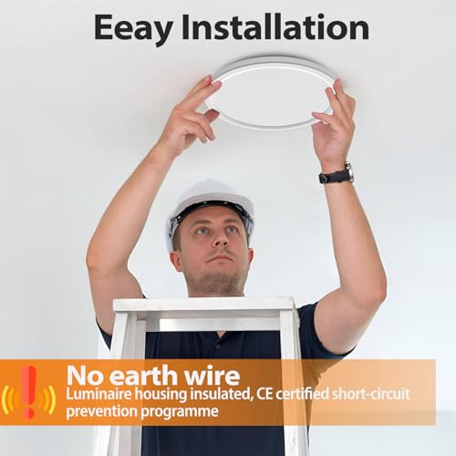 Fastlighting easy-install LED ceiling light with no ground wire needed