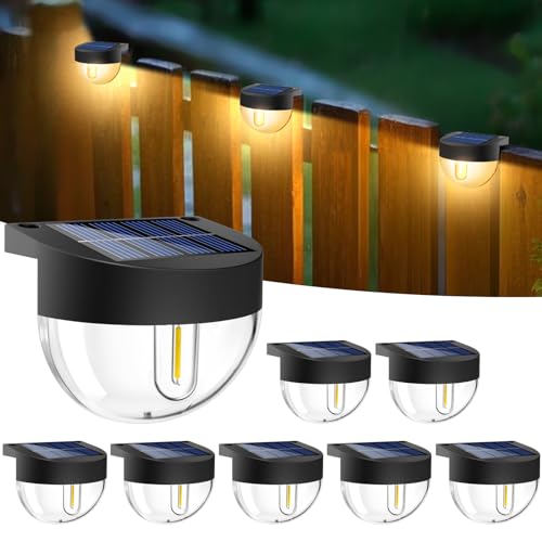 Solar Deck Lights Retro Waterproof Warm White