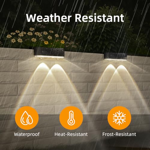 Weather resistant rated IP65 waterproof construction for outdoor durability