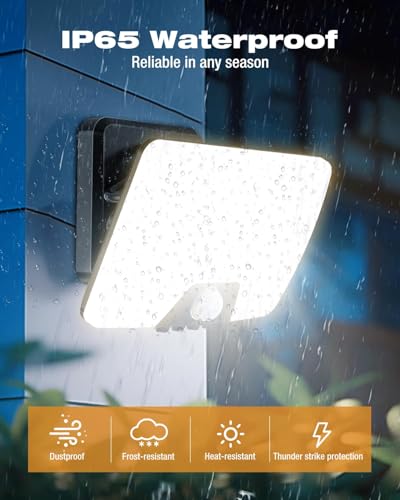 IP65 waterproof construction of outdoor motion sensor floodlight