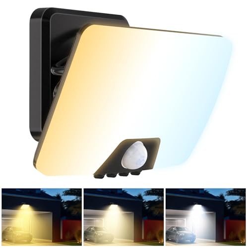 Flood Lights Motion Sensor 24W 3 Modes 3000K-6500K IP65 Waterproof