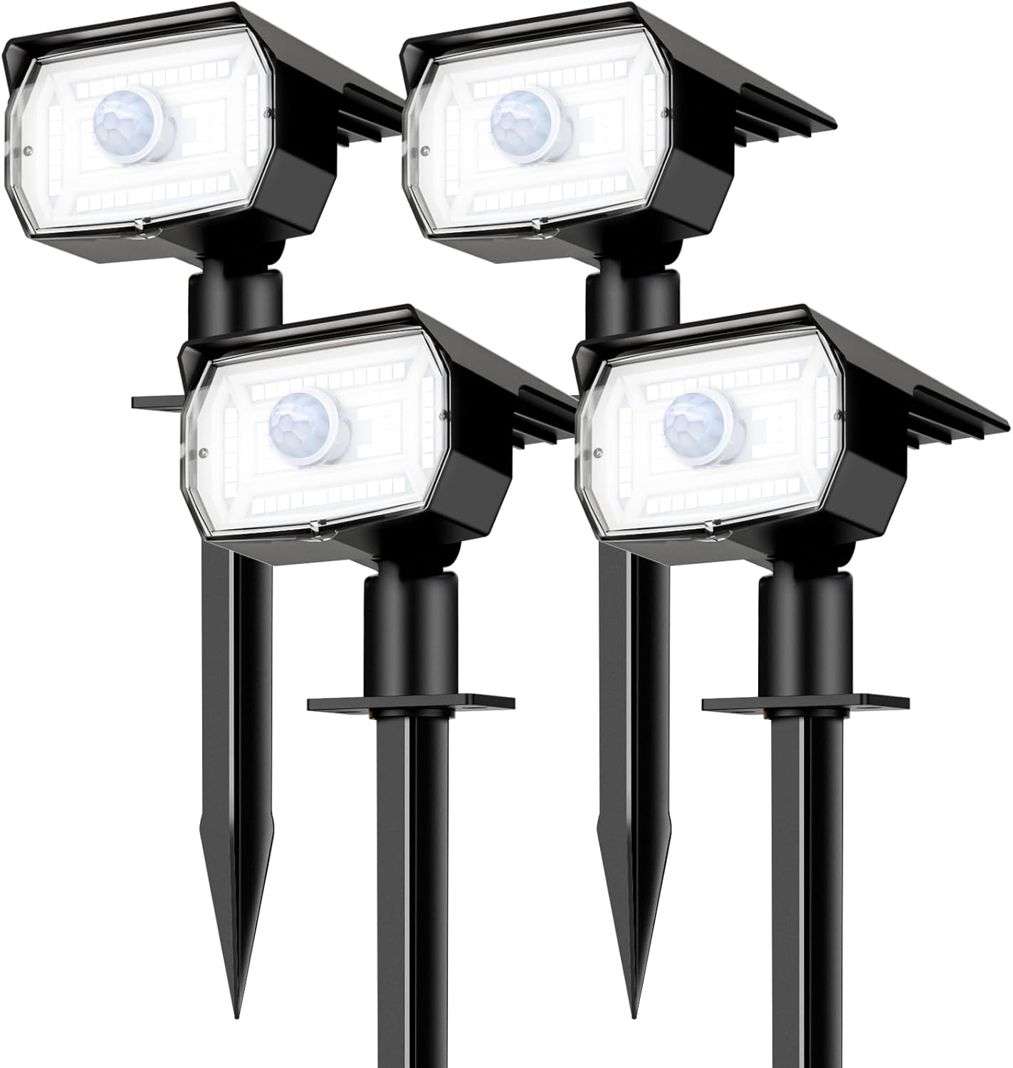 Solar Spot Lights Motion Sensor 3 Modes 2-in-1 Auto On/Off