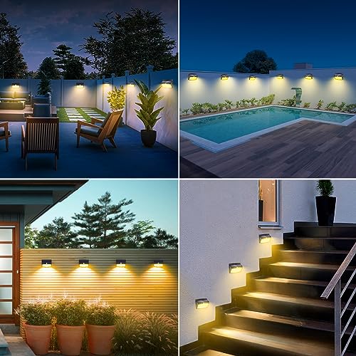 multi-scene applications of solar wall lights in driveway, garden, and garage